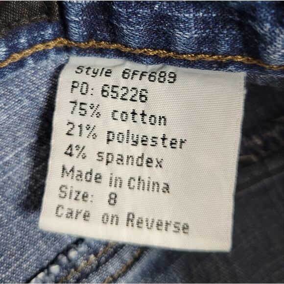 Vintage Y2K Girl's Mudd Lace Up Jeans, size 8 - Picture 4 of 4